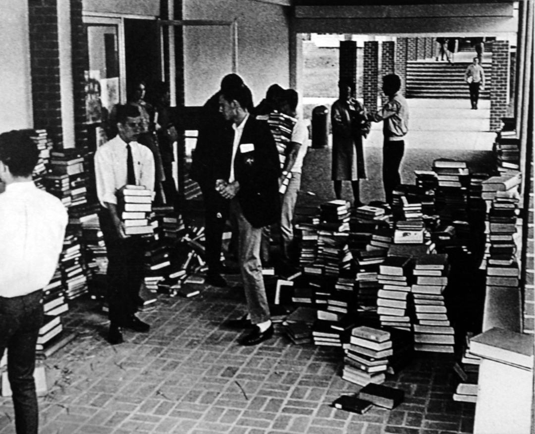 "Book Brigade" from Advocate yearbook
