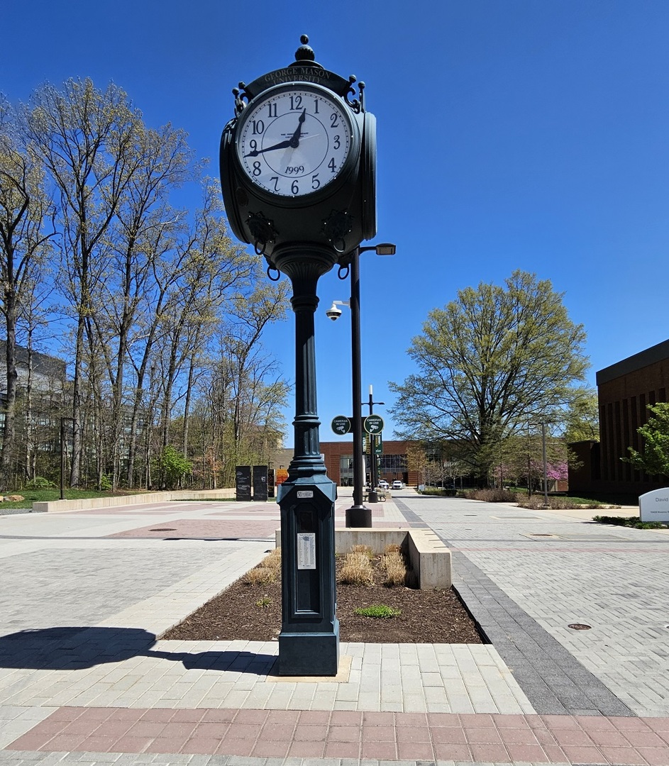 The Clock on Wilkins Plaza